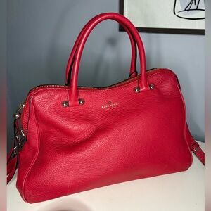 Kate Spade Red Leather Handbag